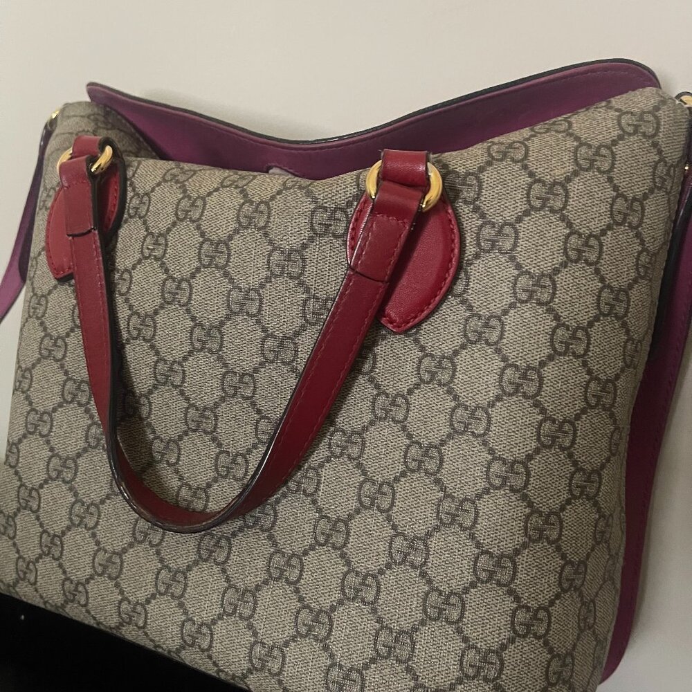 Gucci Vintage Supreme GG Monogram Two Way Shoulder Bag